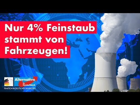 Grüne Ideologen widerlegt: Nur 4% Feinstaub stammt von Fahrzeugen!