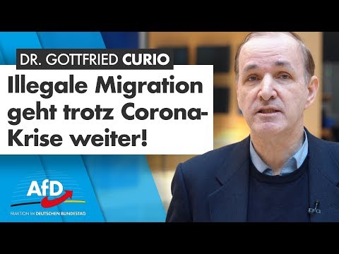 Illegale Migration geht trotz Corona-Krise weiter! - Dr. Gottfried Curio - AfD-Fraktion im Bundestag