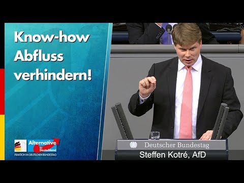 Know-how Abfluss verhindern! - Steffen Kotré - AfD-Fraktion im Bundestag