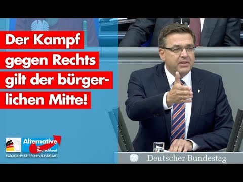 Der Kampf gegen Rechts gilt der bürgerlichen Mitte! - Volker Münz - AfD-Fraktion im Bundestag
