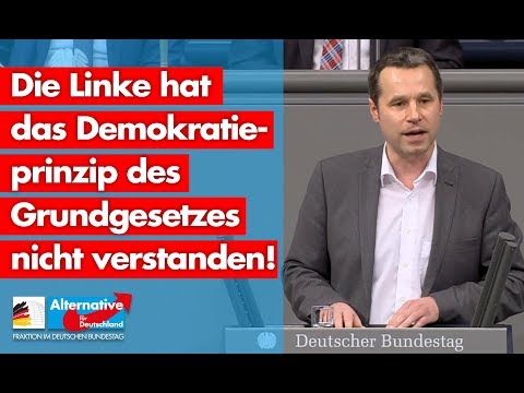 Die Linke hat das Demokratieprinzip des GG nicht verstanden! - Jochen Haug - AfD-Fraktion