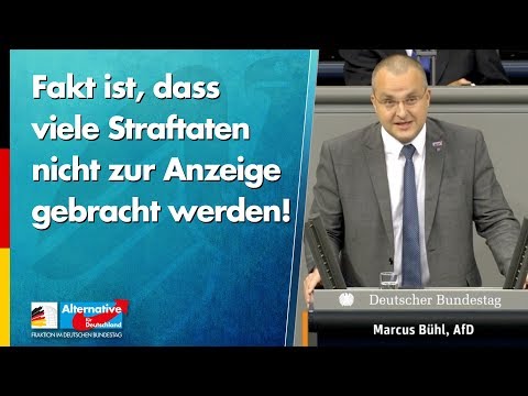 Fakt ist, dass viele Straftaten nicht zur Anzeige gebracht werden! - Marcus Bühl