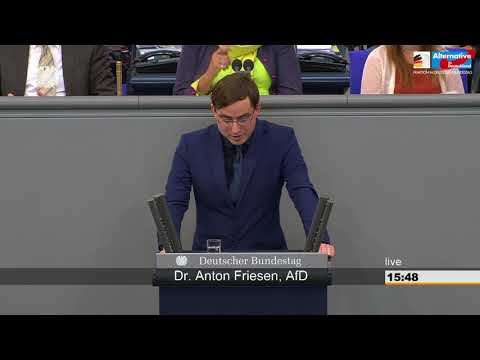 &quot;Trump pokert und die Deutschen zahlen!&quot; - Dr. Anton Friesen - AfD-Fraktion im Bundestag