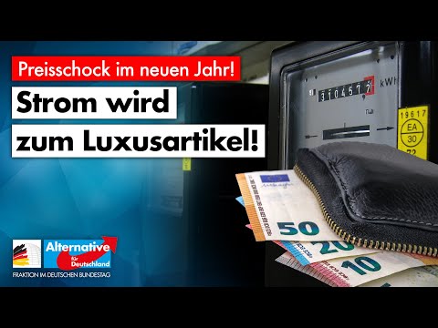 Preisschock 2020: Strom wird zum Luxusartikel! - AfD-Fraktion im Bundestag
