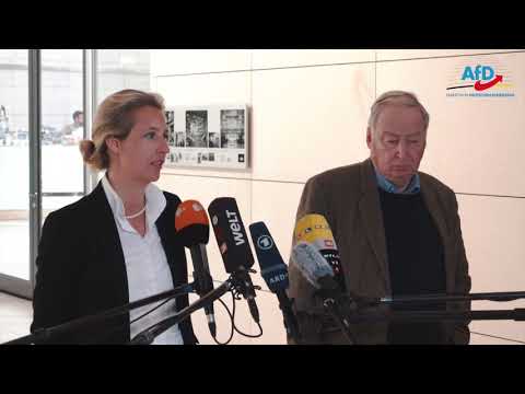 Alice Weidel &amp; Alexander Gauland zur Thüringer Ministerpräsidentwahl