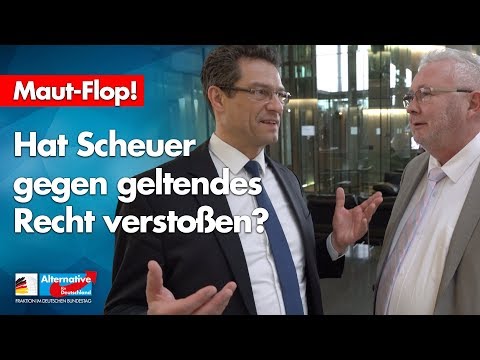 Maut-Flop: Hat Scheuer gegen geltendes Recht verstoßen? - Wolfgang Whiele und Andreas Mrosek