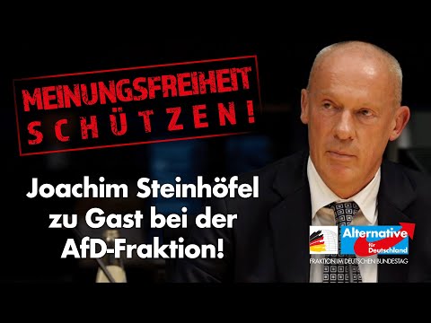 Joachim Steinhöfel: Linksextreme und Meinungsfreiheit im Internet! - AfD-Fraktion im Bundestag