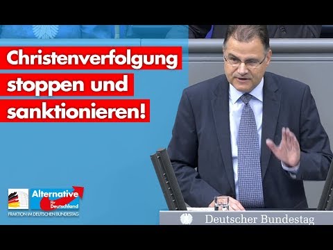 Jürgen Braun: Christenverfolgung stoppen und sanktionieren! - AfD-Fraktion im Bundestag