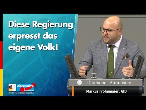 &quot;Diese Regierung erpresst das eigene Volk!&quot; - Markus Frohnmaier