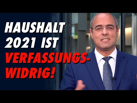 Haushalt 2021 ist verfassungswidrig! Peter Boehringer - AfD-Fraktion im Bundestag