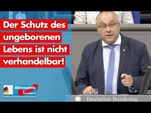 Der Schutz des ungeborenen Lebens ist nicht verhandelbar! - Jens Maier - AfD-Fraktion im Bundestag