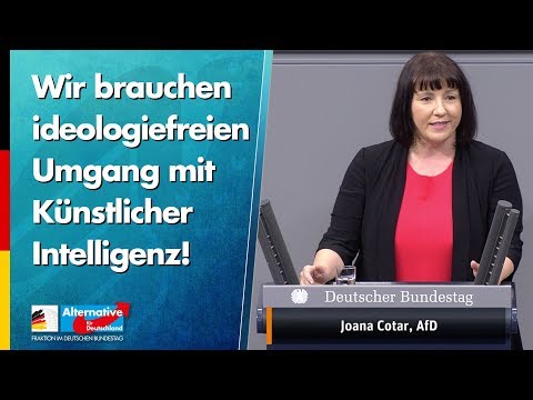 Wir brauchen ideologiefreien Umgang mit Künstlicher Intelligenz! - Joana Cotar - AfD-Fraktion