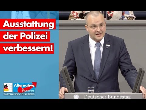 Ausstattung der Polizei verbessern! - Marcus Bühl - AfD-Fraktion im Bundestag