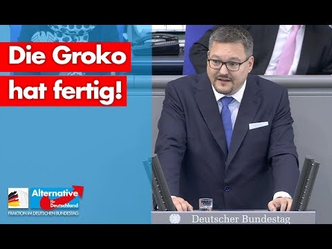Stefan Keuter: Die Groko hat fertig! - AfD-Fraktion im Bundestag