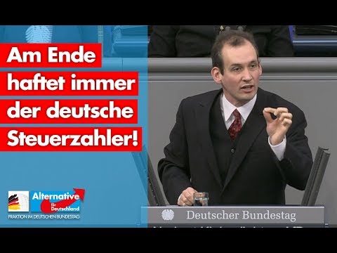 Am Ende haftet immer der deutsche Steuerzahler! - Norbert Kleinwächter - AfD-Fraktion im Bundestag