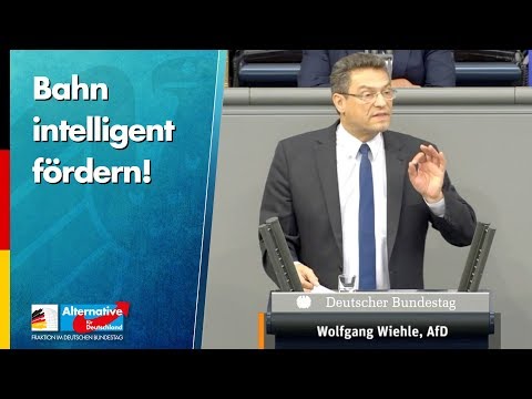 Bahn intelligent fördern! - Wolfgang Wiehle - AfD-Fraktion im Bundestag