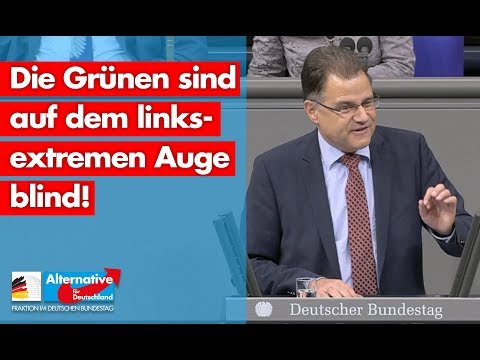 Die Grünen sind auf dem linksextremen Auge blind! - Jürgen Braun - AfD-Fraktion im Bundestag