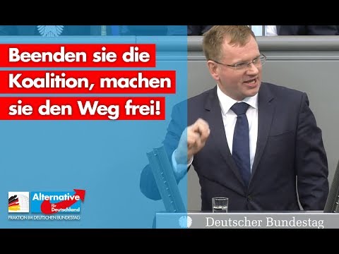 Dr. Dirk Spaniel: Beenden sie die Koalition, machen sie den Weg frei! - AfD-Fraktion im Bundestag