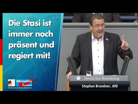 Die Stasi ist immer noch präsent und regiert mit! - Stephan Brandner - AfD-Fraktion im Bundestag