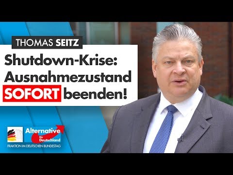 Ausnahmezustand SOFORT beenden! - Thomas Seitz - AfD-Fraktion im Bundestag