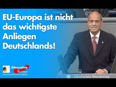 EU-Europa ist nicht das wichtigste Anliegen Deutschlands! - Peter Boehringer - AfD-Fraktion