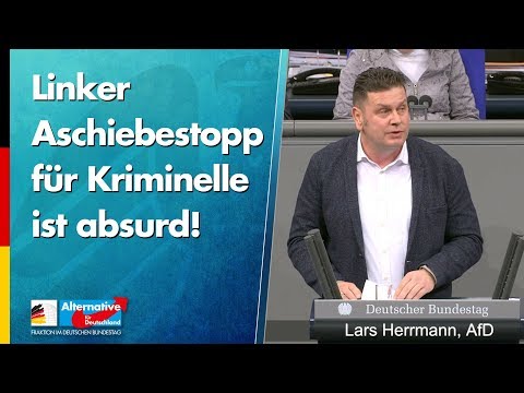 Lars Hermann: Linker Abschiebestopp für Kriminelle ist absurd! - AfD-Fraktion im Bundestag