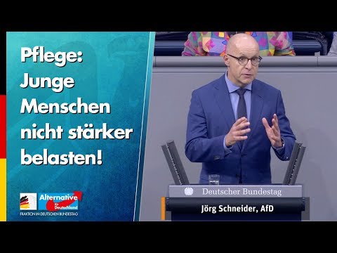 Junge Menschen nicht stärker belasten! - Jörg Schneider - AfD-Fraktion im Bundestag