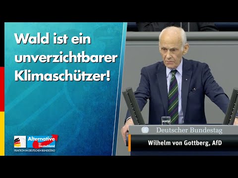 Wald ist ein unverzichtbarer Klimaschützer! - Wilhelm von Gottberg - AfD-Fraktion im Bundestag