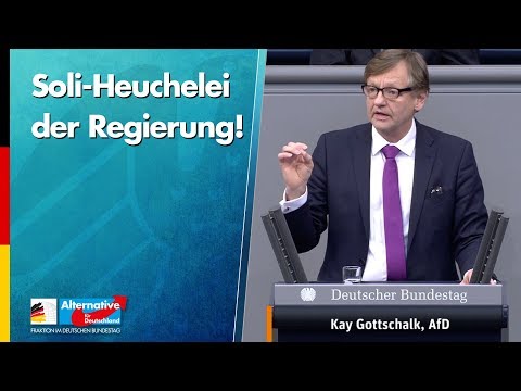 Soli-Heuchelei der Regierung! - Kay Gottschalk