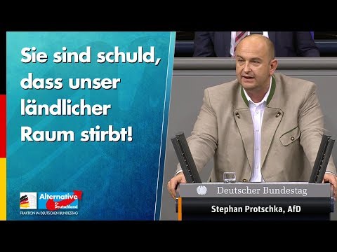 Sie sind schuld, dass unser ländlicher Raum stirbt! - Stephan Protschka