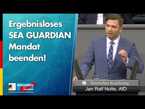 Ergebnisloses SEA GUARDIAN Mandat beenden! - Jan Nolte - AfD-Fraktion im Bundestag