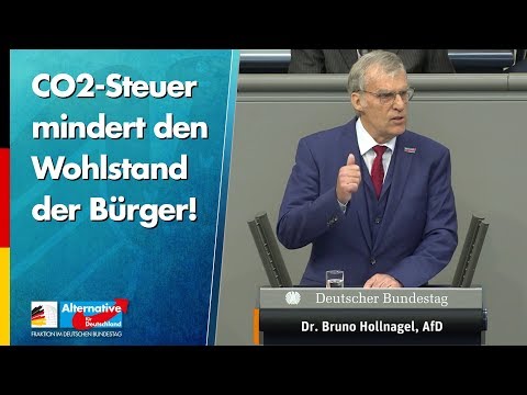 CO2-Steuer mindert den Wohlstand der Bürger! - Bruno Hollnagel - AfD-Fraktion im Bundestag