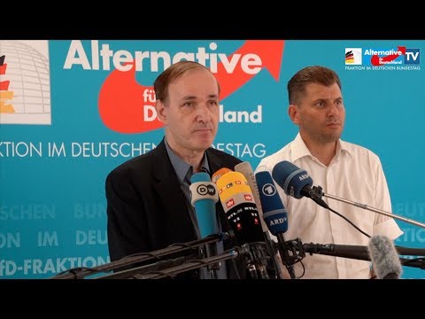 Der öffentliche Raum wird zum Angstraum! - Presseerklärung von Gottfried Curio - AfD-Fraktion