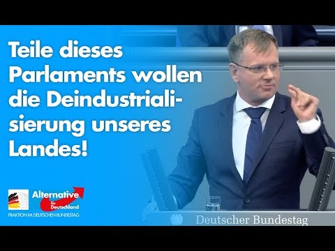 Teile dieses Parlaments wollen die Deindustrialisierung unseres Landes! - Dirk Spaniel - AfD