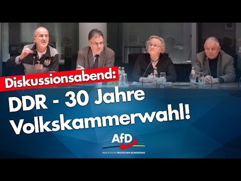 DDR - 30 Jahre Volkskammerwahl! - Arbeitskreis Menschenrechte der AfD im Bundestag