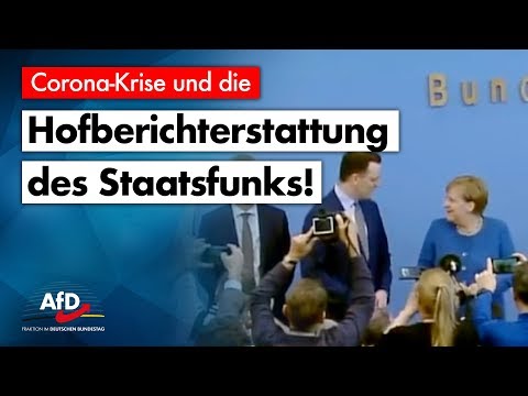 Staatsfunk feiert Spahn und Merkel als Krisenmanager! - AfD-Fraktion im Bundestag