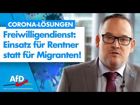 Bundesfreiwilligendienst: Einsatz für Familien und Rentner statt für Migranten! - Martin Reichardt