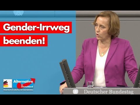 Beatrix von Storch: Gender-Irrweg beenden! - AfD-Fraktion im Bundestag