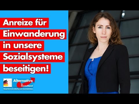 Anreize für Einwanderung in unsere Sozialsysteme beseitigen! - Mariana Harder-Kühnel - AfD-Fraktion