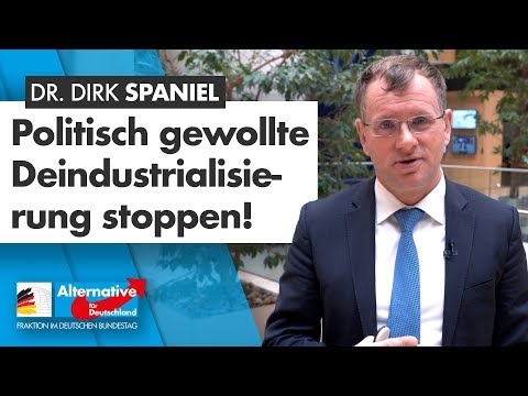 Politisch gewollte Deindustrialisierung stoppen! - Dr. Dirk Spaniel