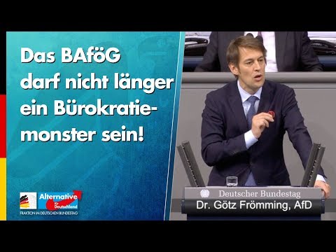 Das BAföG darf nicht länger ein Bürokratiemonster sein! - Götz Frömming - AfD-Fraktion