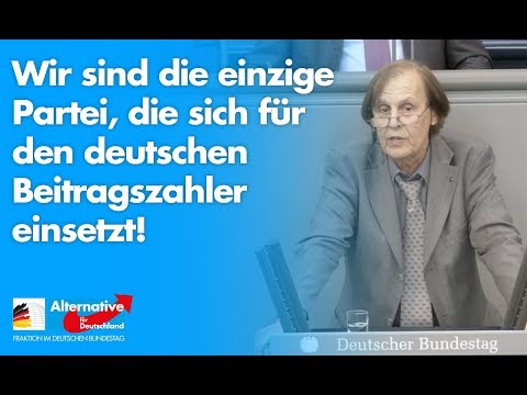 Wir setzen uns für den deutschen Beitragszahler ein! - Detlev Spangenberg - AfD-Fraktion