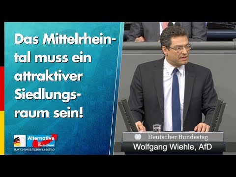 Das Mittelrheintal muss ein attraktiver Siedlungsraum sein! - Wolfgang Wiehle - AfD-Fraktion
