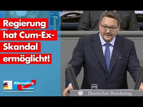Stefan Keuter: Regierung hat Cum-Ex-Skandal ermöglicht! - AfD-Fraktion im Bundestag