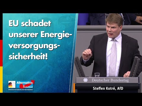 EU schadet unserer Energieversorgungssicherheit! - Steffen Kotré - AfD-Fraktion