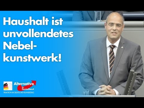 Haushalt ist unvollendetes Nebelkunstwerk! - Peter Boehringer - AfD-Fraktion im Bundestag