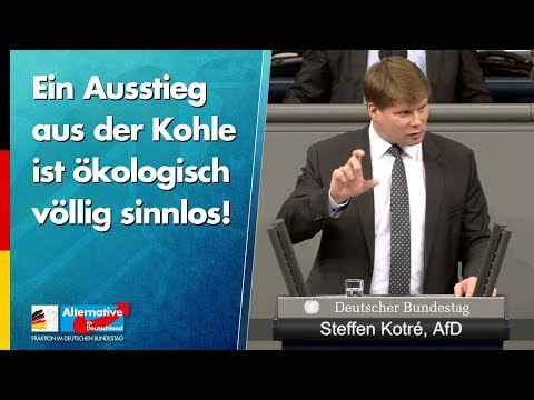 Ein Ausstieg aus der Kohle ist ökologisch völlig sinnlos! - Steffen Kotré - AfD-Fraktion
