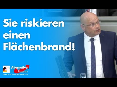 G7: &quot;Sie riskieren einen Flächenbrand!&quot; - Enrico Komning - AfD-Fraktion im Bundestag