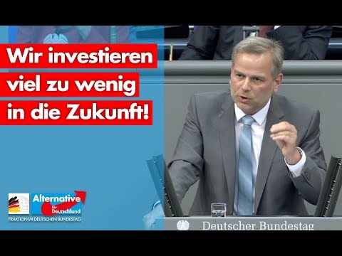 Wir investieren viel zu wenig in die Zukunft! - Leif-Erik Holm - AfD-Fraktion im Bundestag