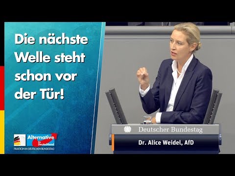 Die nächste Welle steht schon vor der Tür! - Alice Weidel - AfD-Fraktion im Bundestag